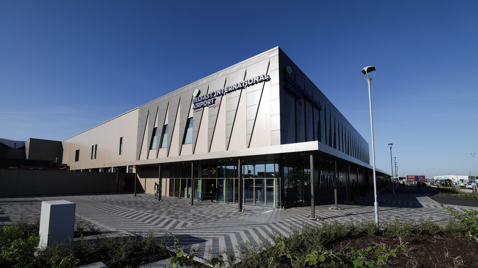Image showing terminal structure and design of Belfast International Airport.