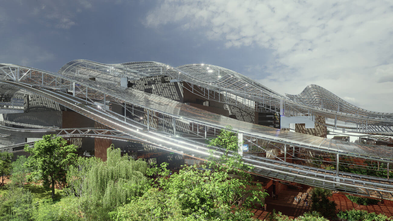 Digital render of Shenzhen Opera House.