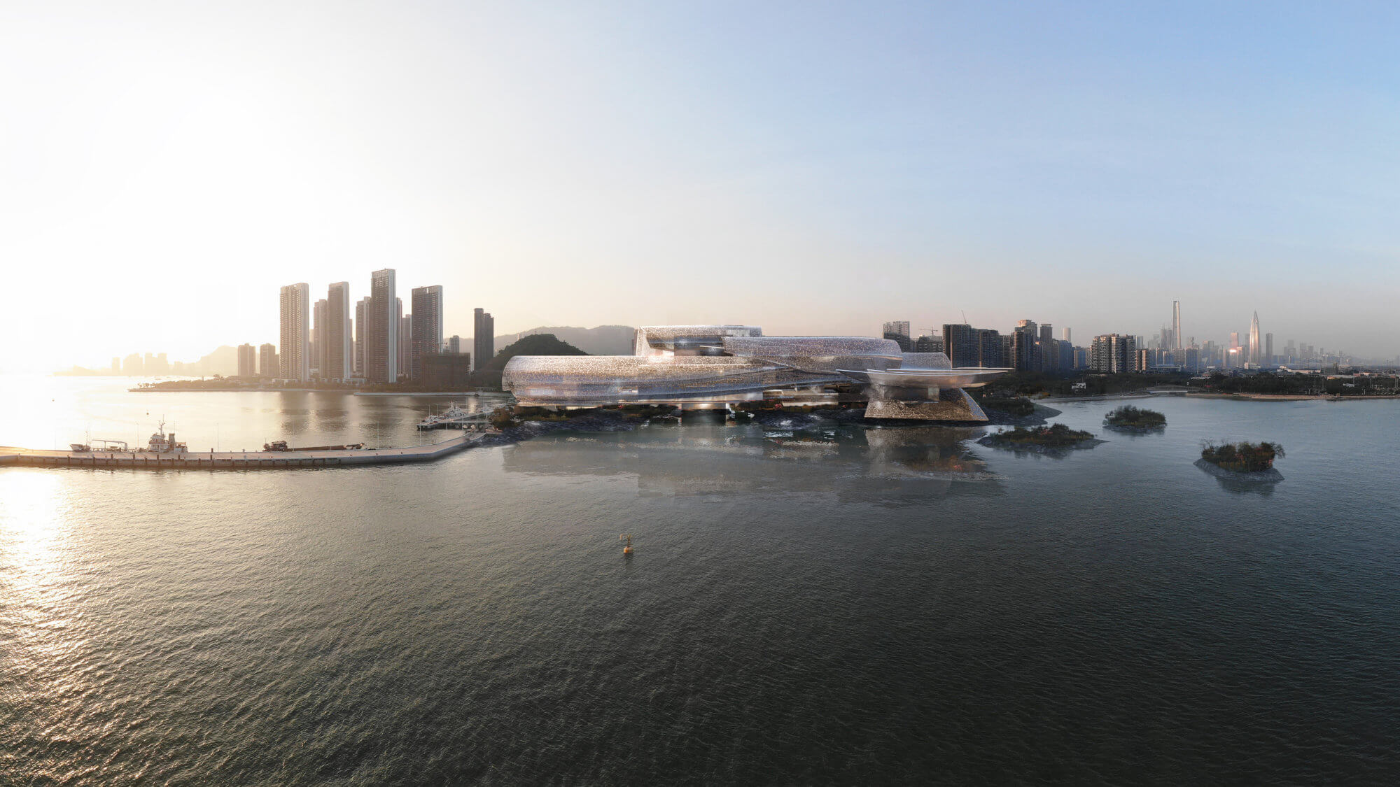 Digital render of Shenzhen Opera House.