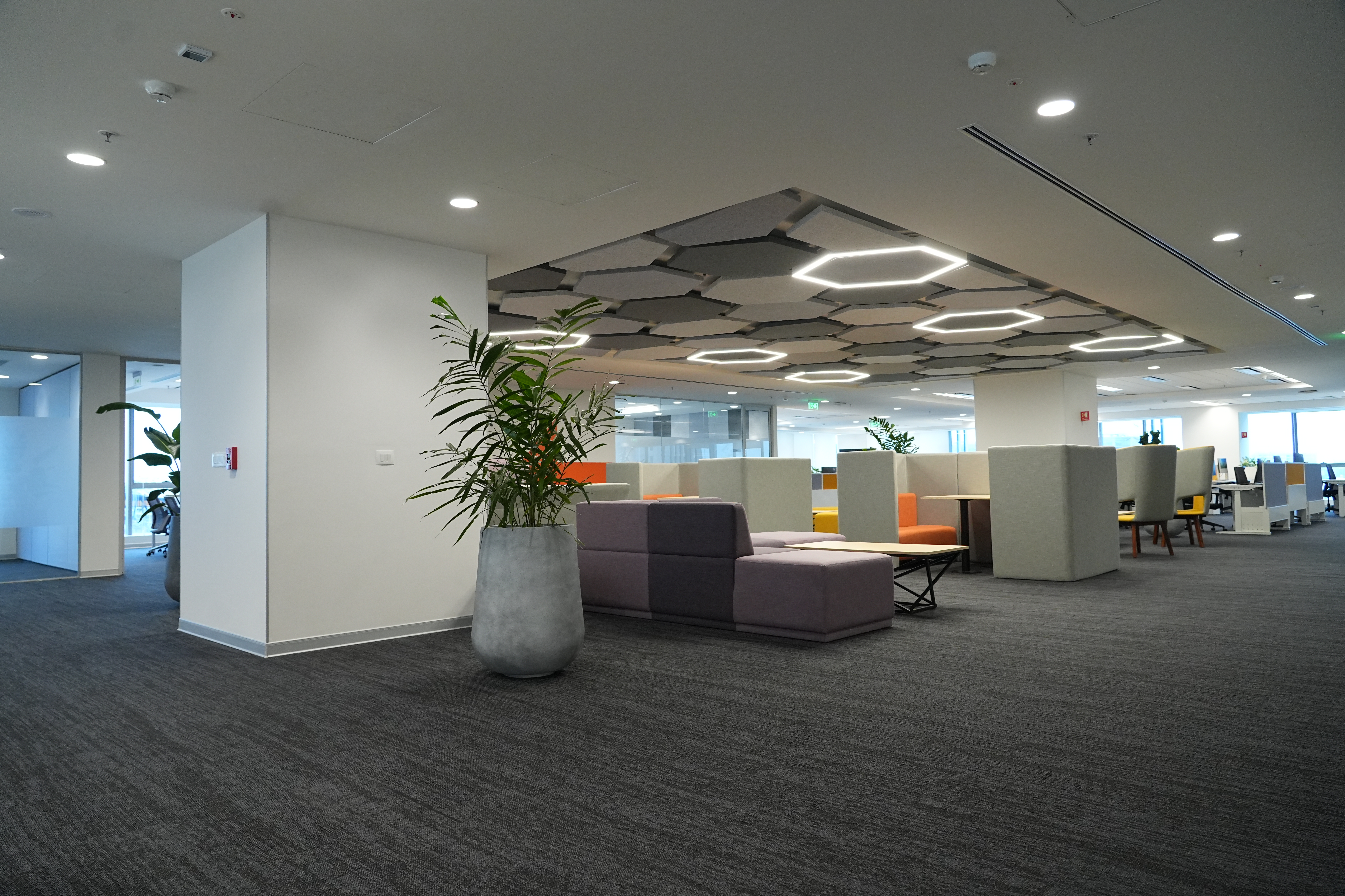 Break out area and seating in Bengalaru office in India