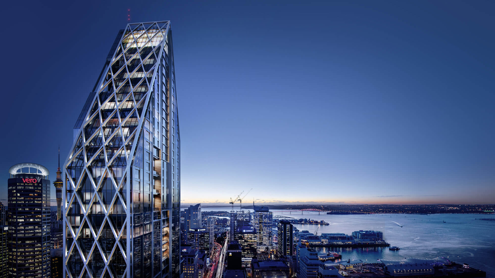 Render of Seascape, Auckland.