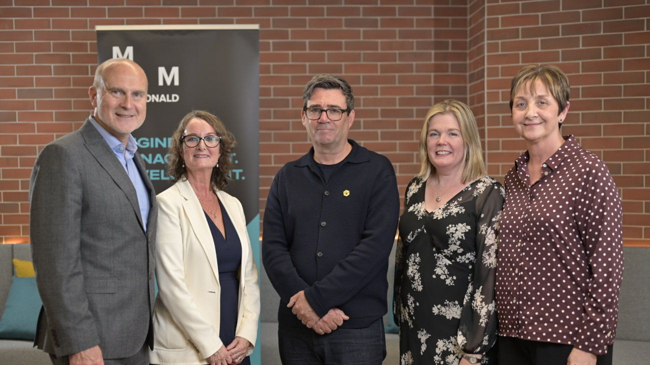 Andy Burnham opens Mott MacDonald's Manchester office