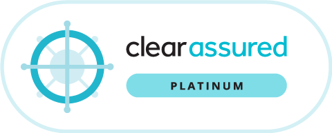 Clear Assured Platinum logo.