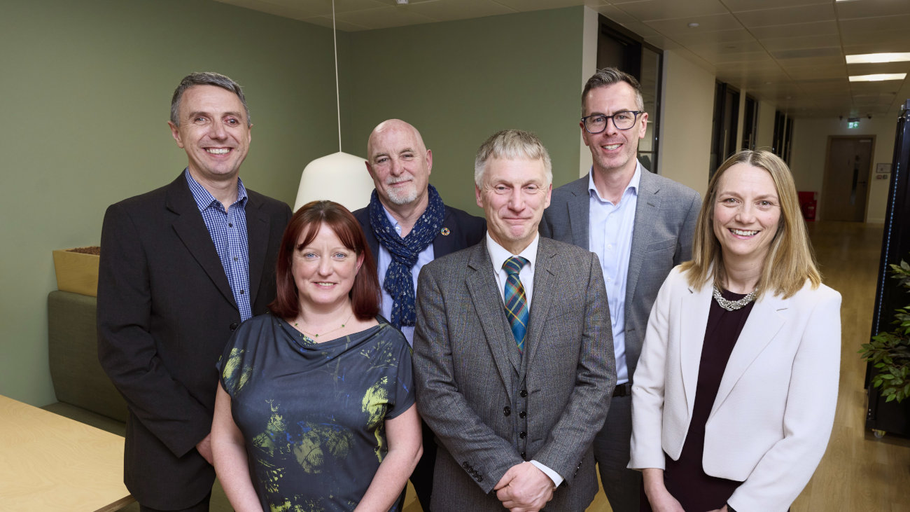 Mott MacDonald staff in the new Edinburgh office.