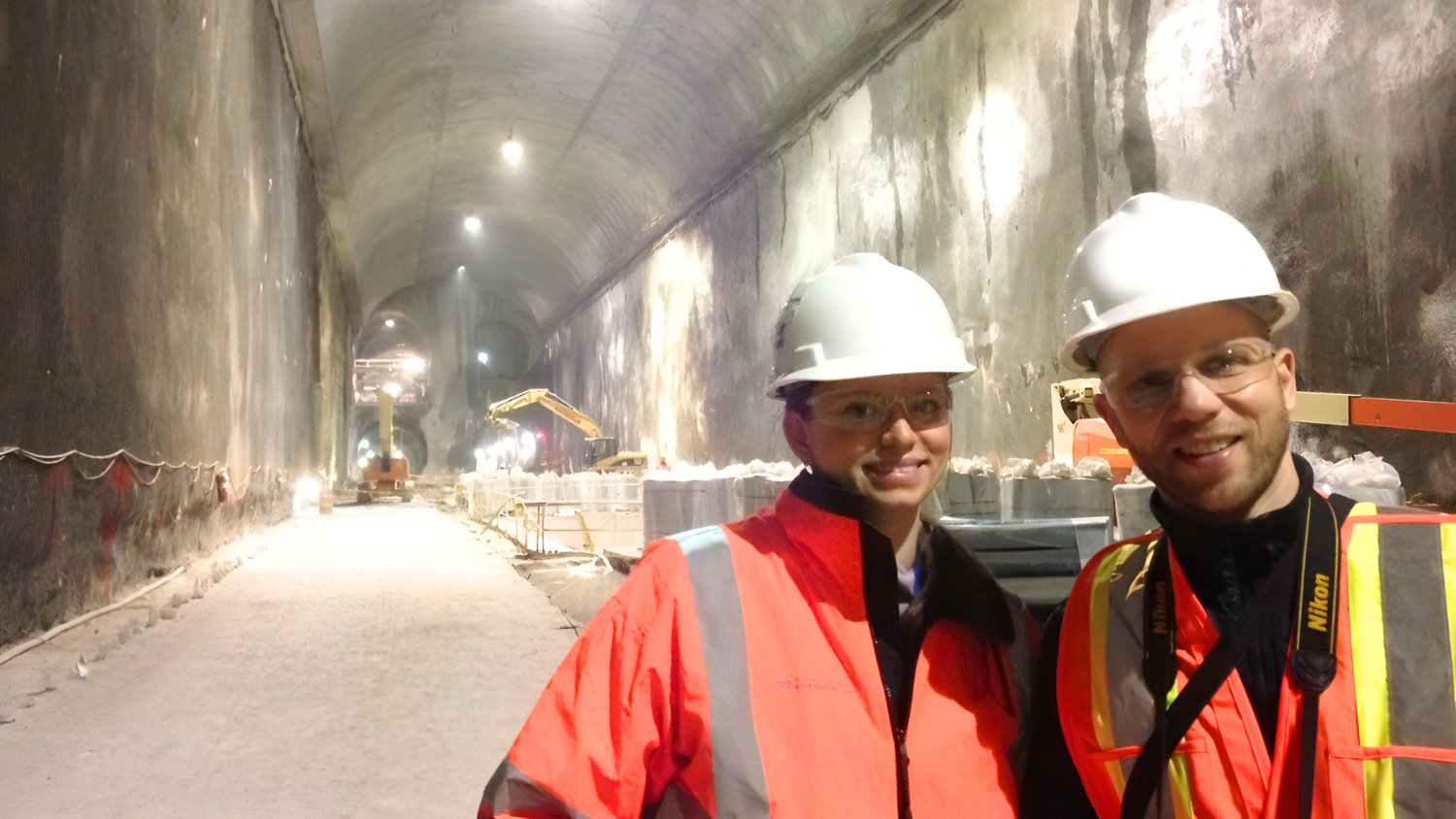 Mott MacDonald engineers visiting site of East Side Access project.