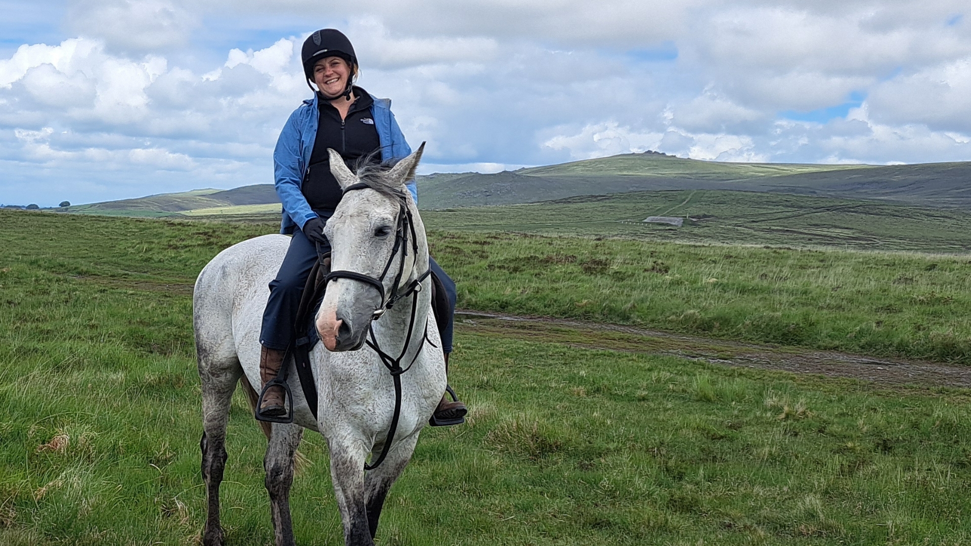 Ruth Shilston of Mott MacDonald riding a horse
