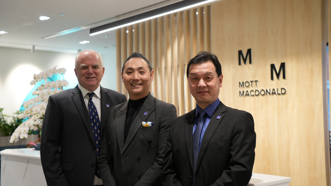 Nick Osborne, Hyvan Wong and YC Lam.