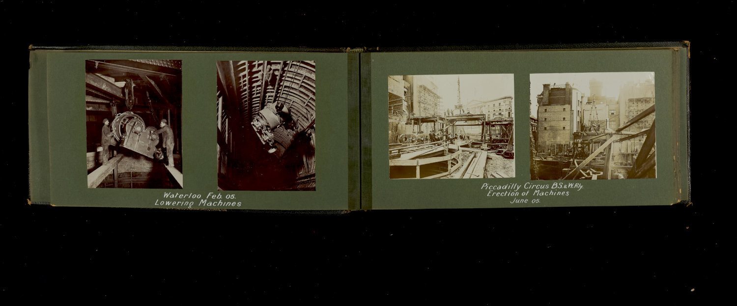 Installation of electric lifts at Waterloo and Bank stations, 1907.