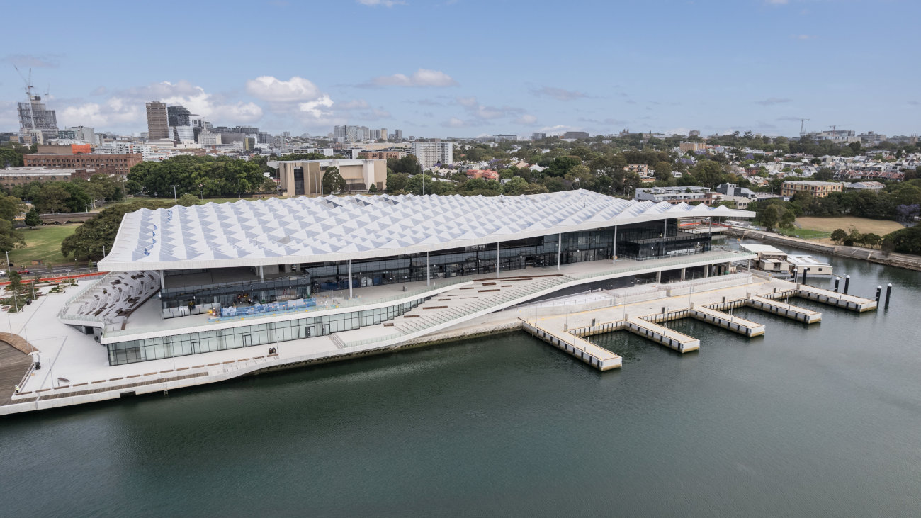 Sydney Fish Market roof.